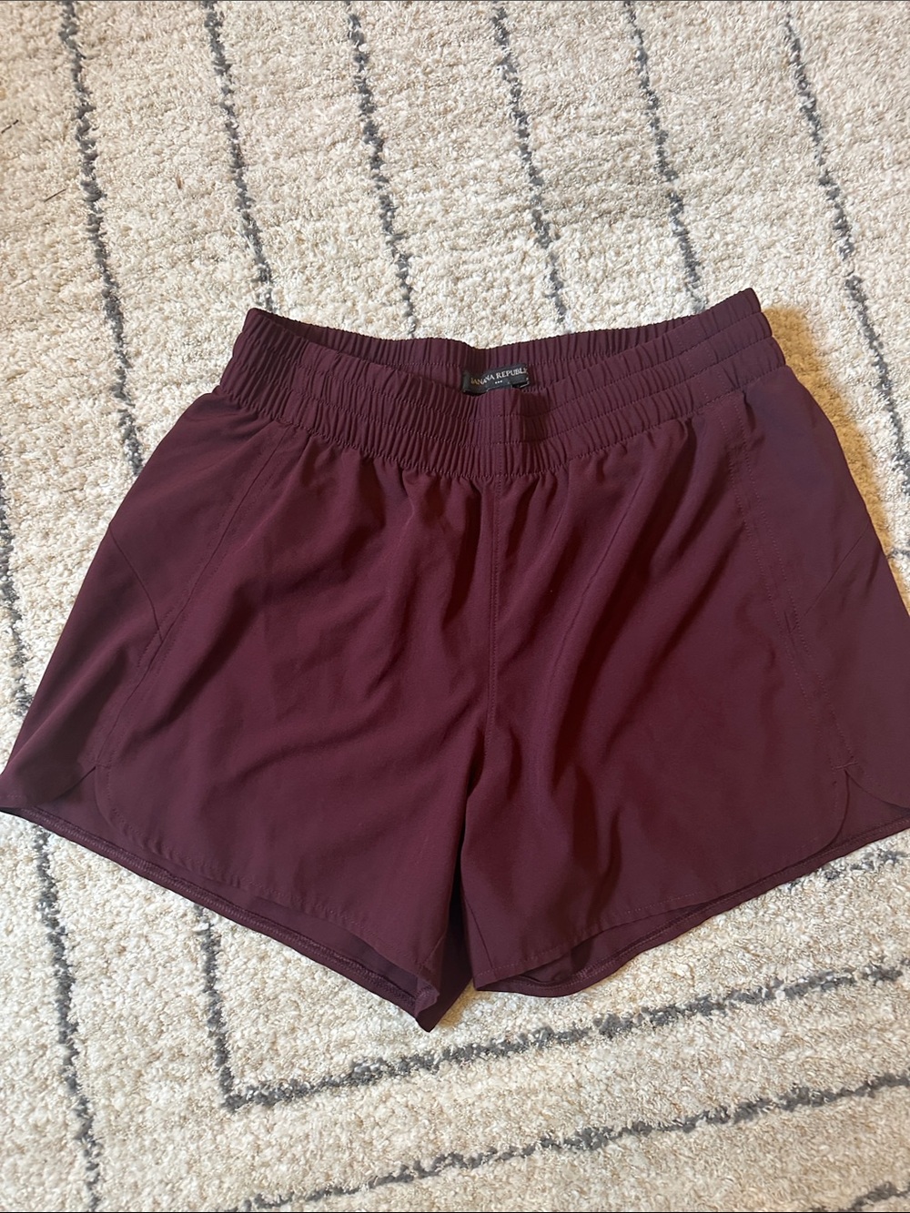Banana Republic Women's Burgundy Athletic Shorts